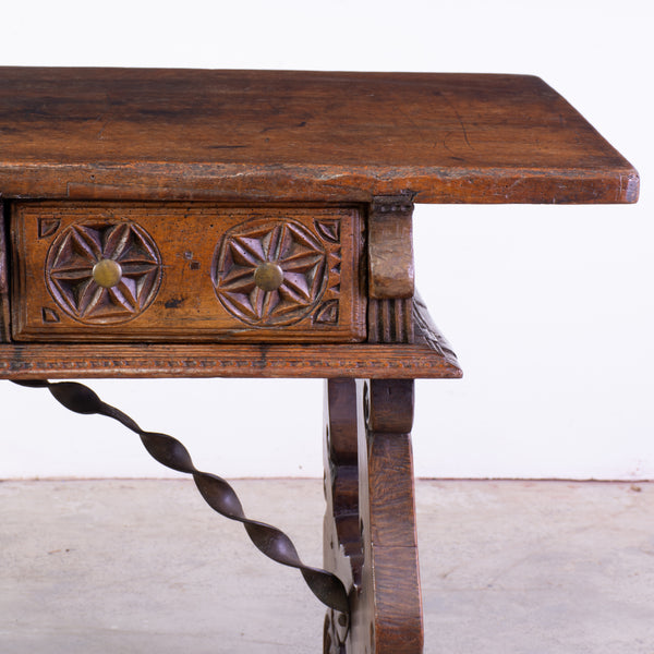 A Carlos II Walnut Console Table