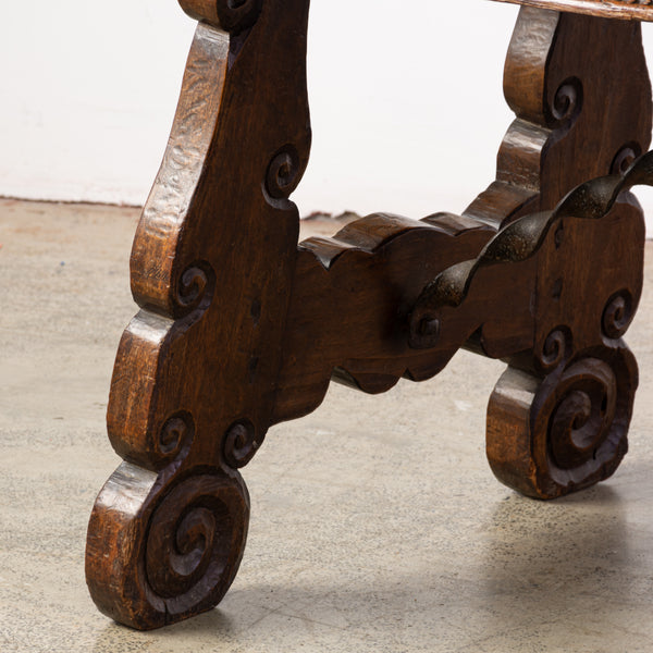 A Carlos II Walnut Console Table