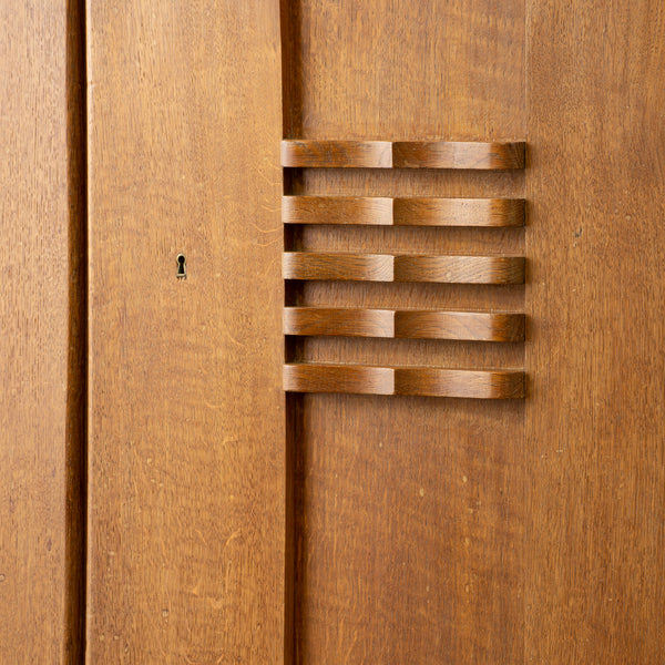 A 1940s Oak Armoire attributed to Gaston Poisson