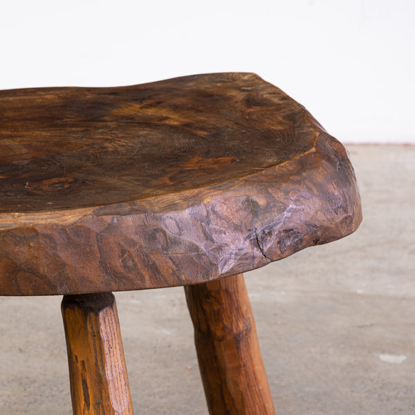 1970s Brutalist Tri Legged Coffee/Side Table