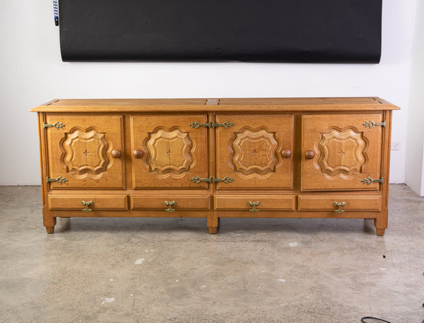 Guillerme Et Chambron Large Buffet "lorrain", Your House Edition Circa 1970