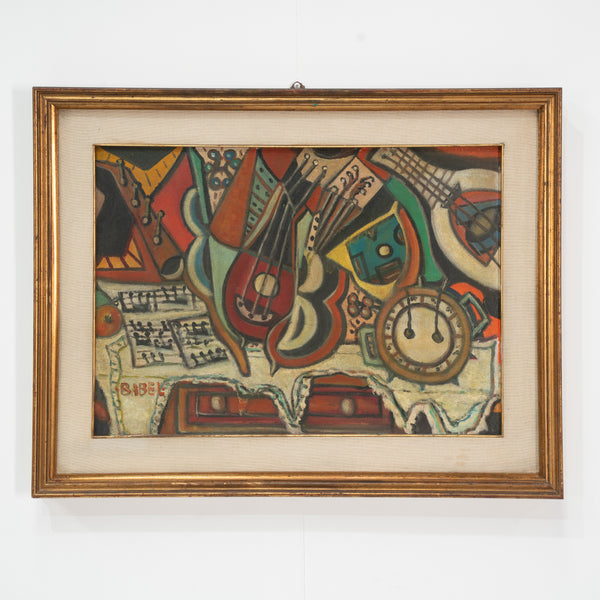 Mid 20th Century Cubist Still Life