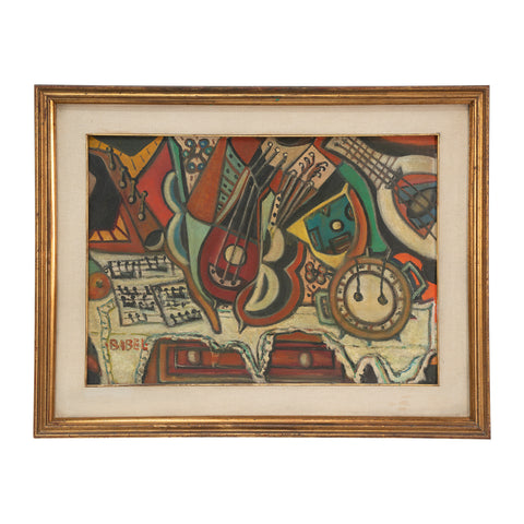 Mid 20th Century Cubist Still Life