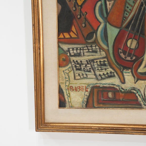 Mid 20th Century Cubist Still Life