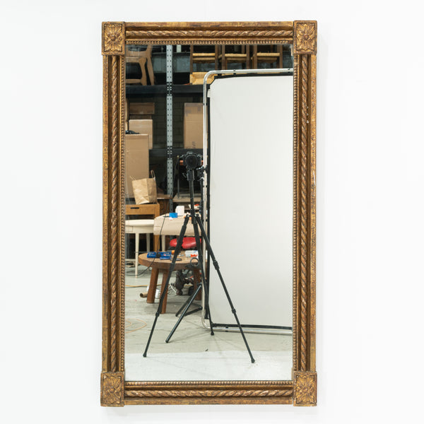 Louis XVI Giltwood Mirror