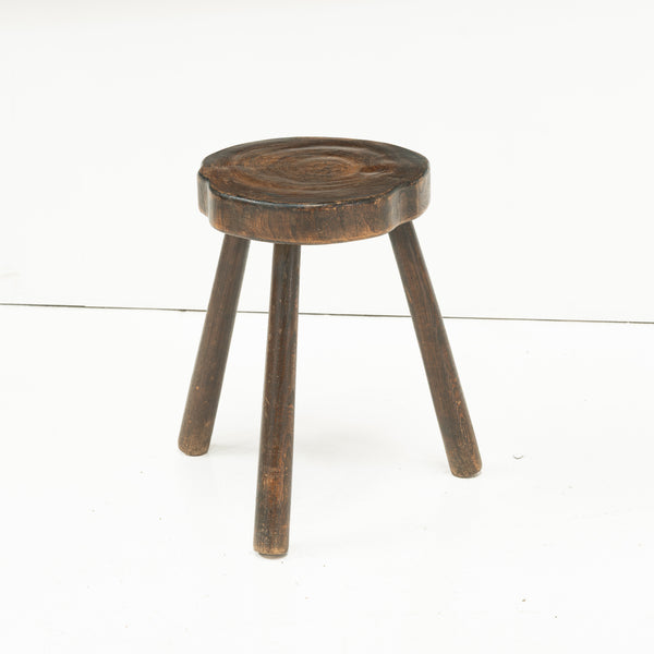 1950s Circular Brutalist Side Table