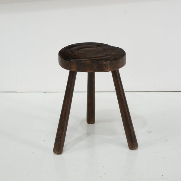 1950s Circular Brutalist Side Table