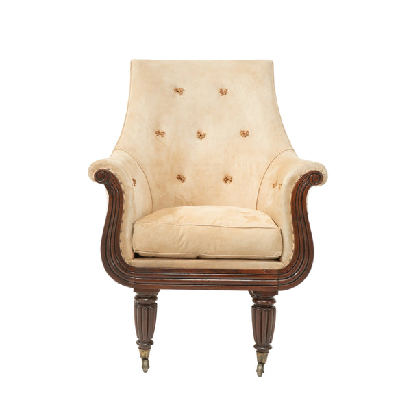 A George IV Mahogany Bergere