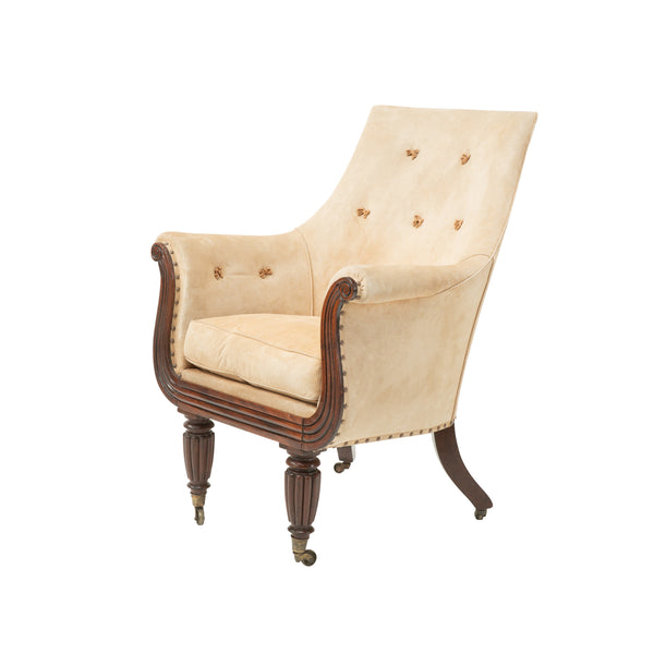 A George IV Mahogany Bergere