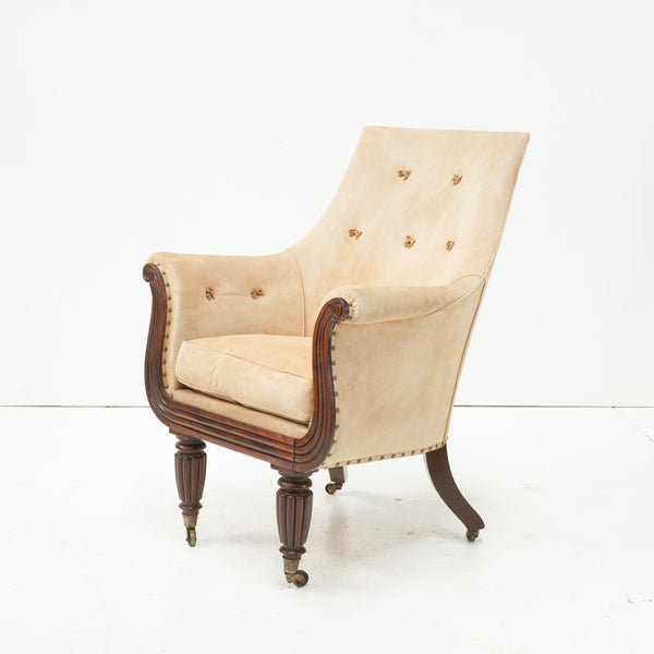 A George IV Mahogany Bergere