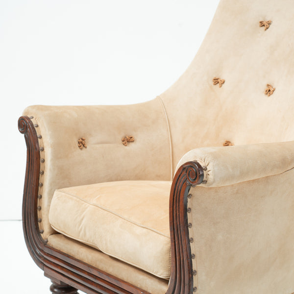 A George IV Mahogany Bergere