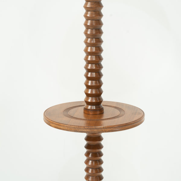 A 1940s Charles Dudouyt Floor Lamp in Two Tiers