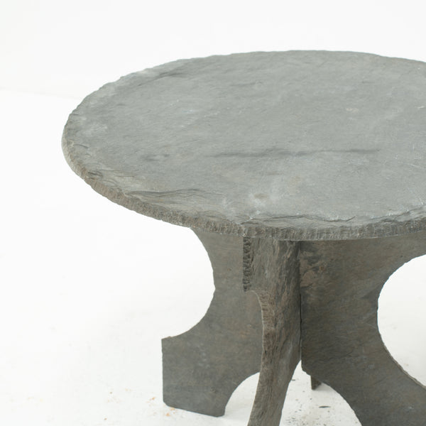 Primitive Slate Side Table