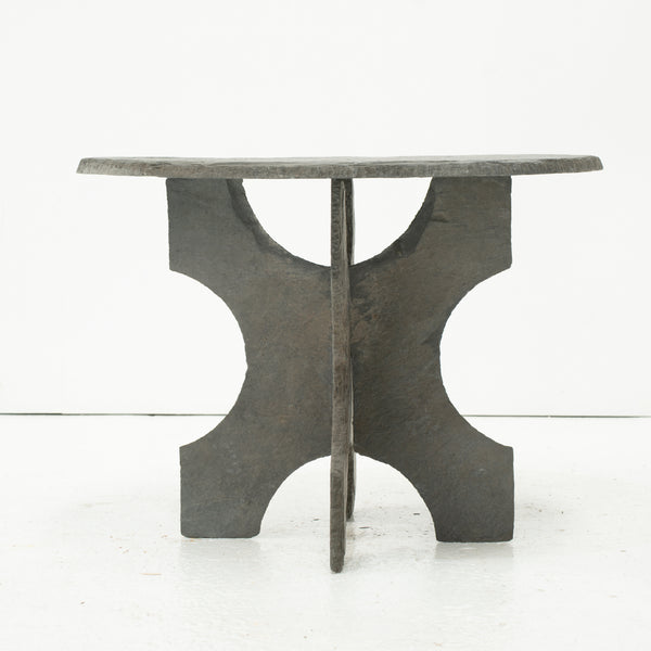 Primitive Slate Side Table