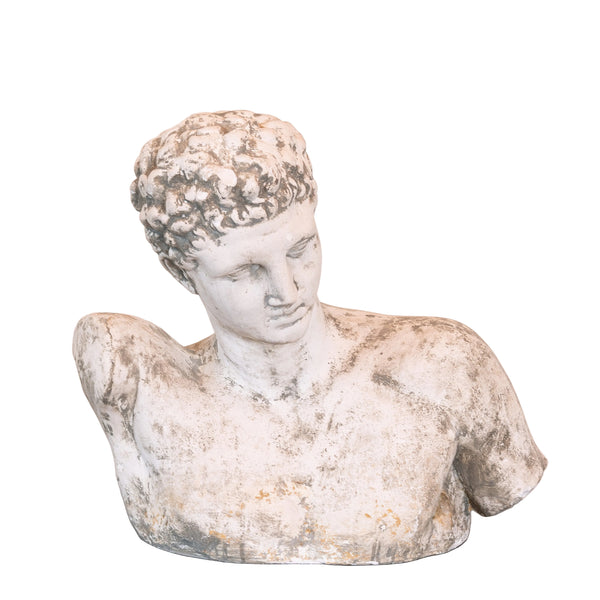 Patinated Bust Of Hermes After Praxiteles