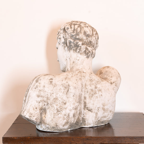 Patinated Bust Of Hermes After Praxiteles