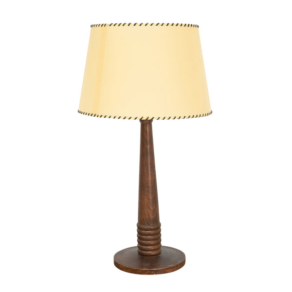 1960s Turned Dudouyt Style Table Lamp