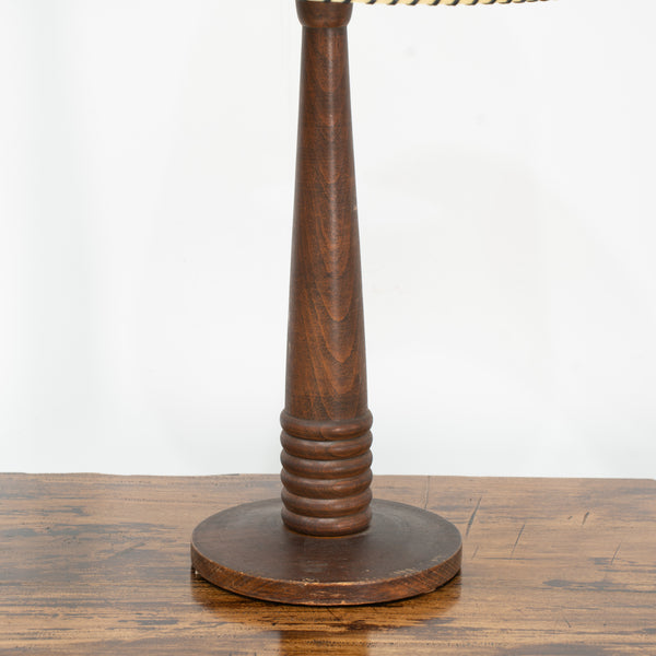 1960s Turned Dudouyt Style Table Lamp