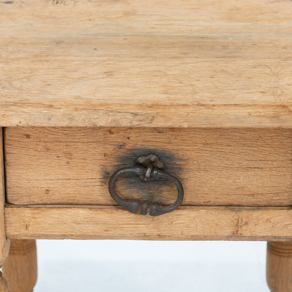 Pair of small Antique Bleached Oak Side Tables