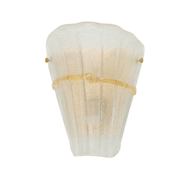 Italian Murano Frosted Appliques probably Murano Due ( 1 Available)