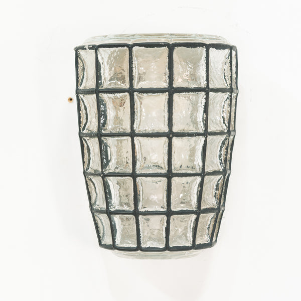 Pair of 1970s Glass Sconces by Limburg