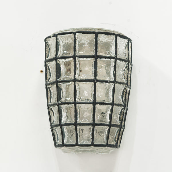 Pair of 1970s Glass Sconces by Limburg