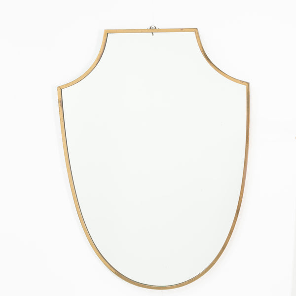 1950s Italian Shield Mirror
