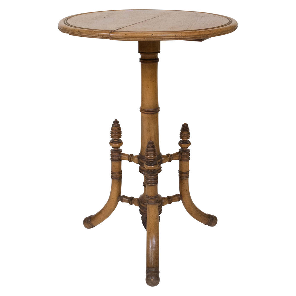 Antique French Fruitwood Occasional Table