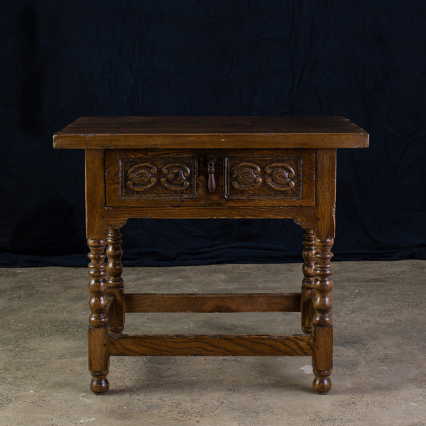 18th Century Style Oak Side Table