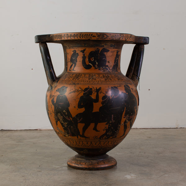 A Substantial Grecian Terracotta Krater after the antique