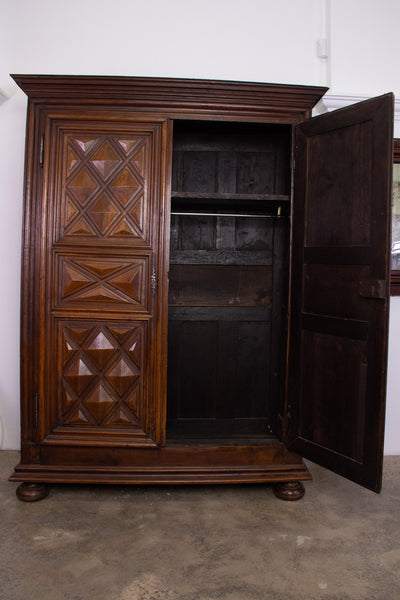 A Large Late 18th Century Louis XIII Style Armoire