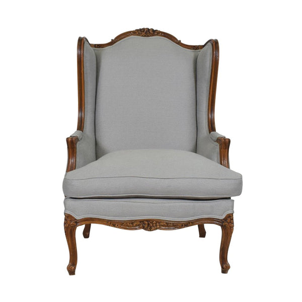 A Louis XV Style Wingback Chair