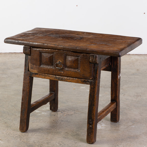 Spanish Chestnut Bedside Table