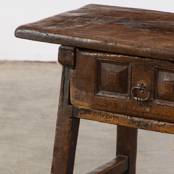 Spanish Chestnut Bedside Table