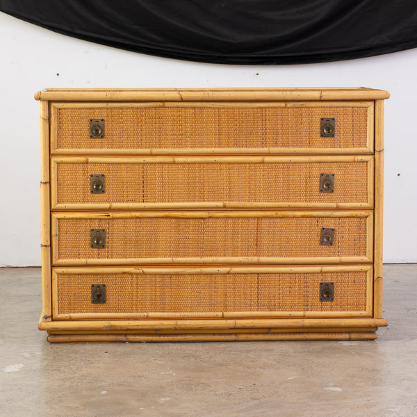 Dal Vera Bamboo and Wicker & Rattan Chest of Drawers,