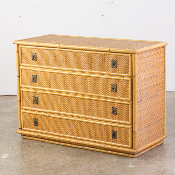 Dal Vera Bamboo and Wicker & Rattan Chest of Drawers,