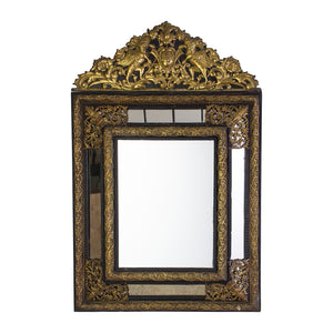 A Flemish Repousse Cushion Mirror
