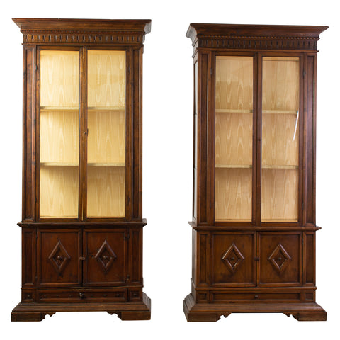 Pair of Early 20th Century Neo-Classical Display Cabinets