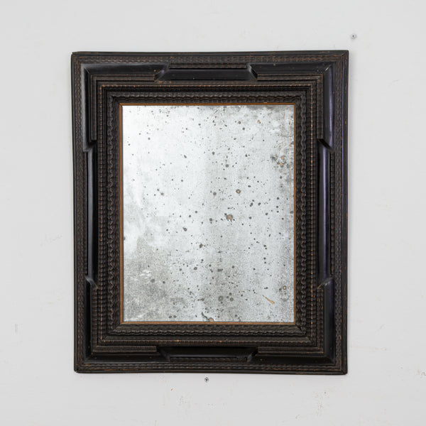 19th Century Ebonised Dutch Mirror