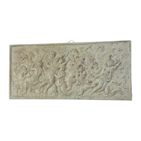A 19th Century Decorative Classical White Painted Lead Frieze