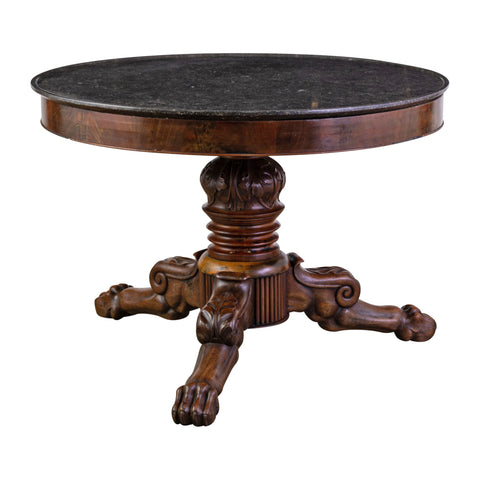 Louis Philippe Mahogany Pedestal Table