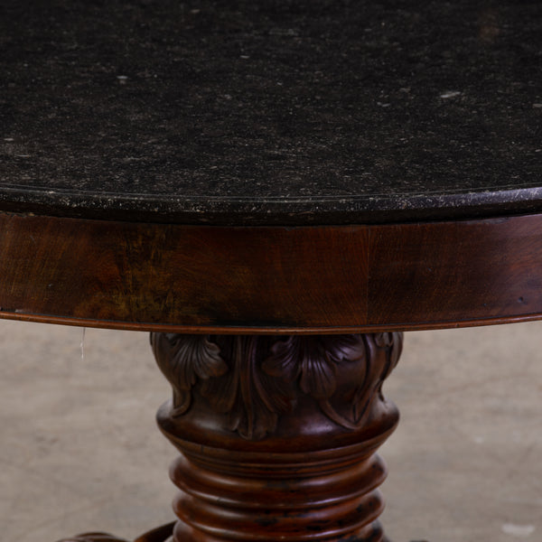 Louis Philippe Mahogany Pedestal Table