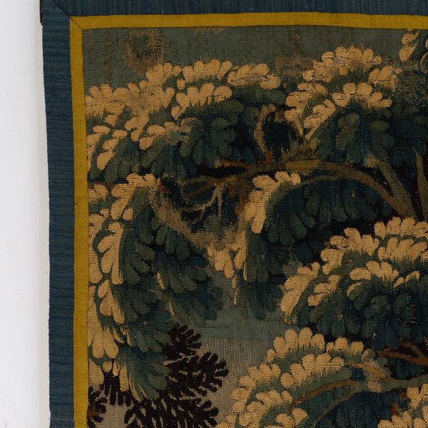 fragment of Verdure Tapestry by Aubusson