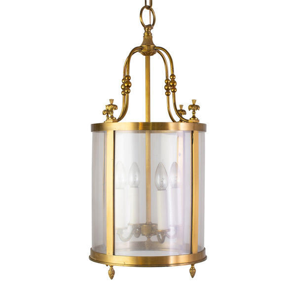 A Small Regency Style Bronze Lantern