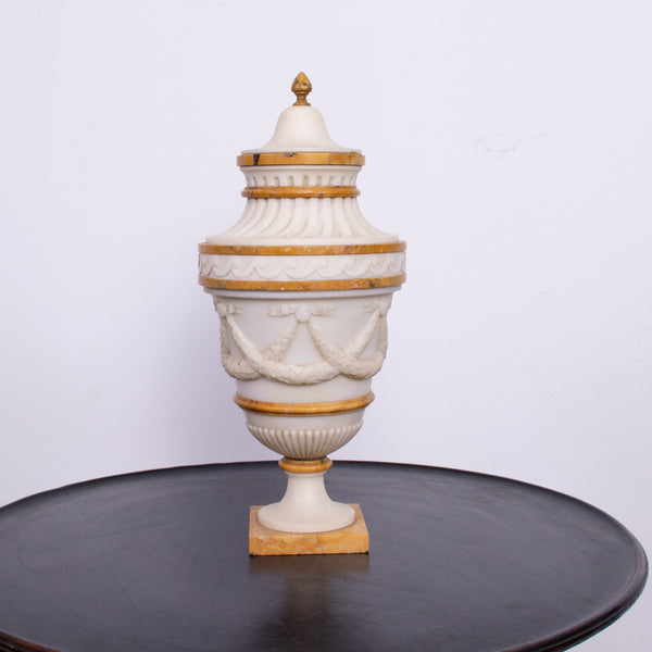 Antique Italian Neo-Classical Marble Urn