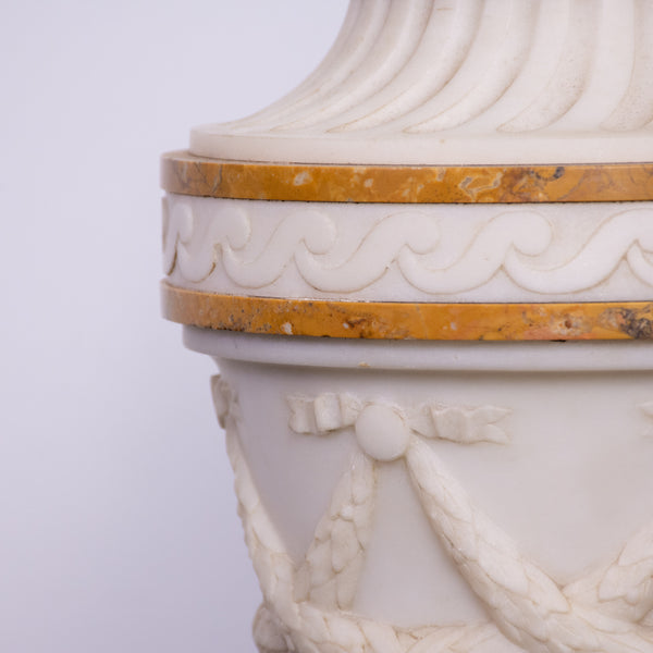 Antique Italian Neo-Classical Marble Urn