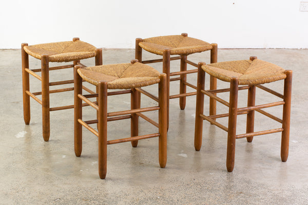 Set of Four Stools in The Tase of Charlotte Perridand