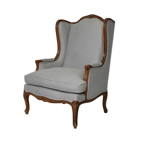 A Louis XV Style Wingback Chair