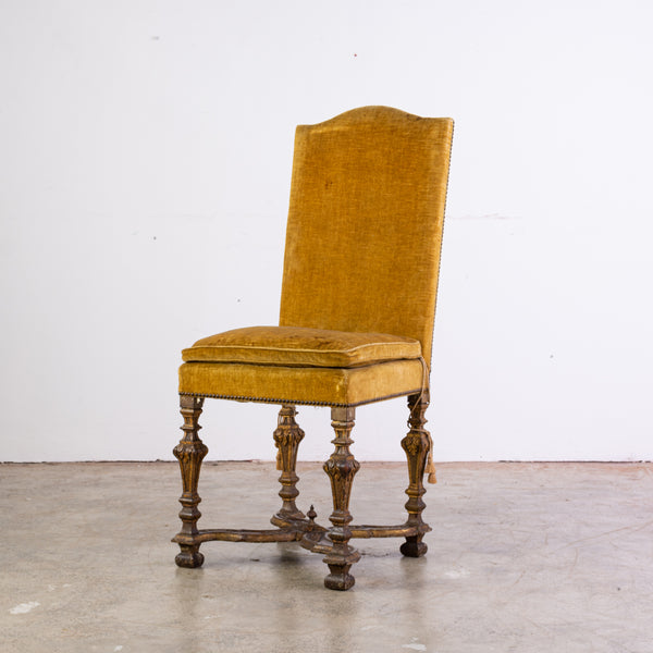 19th Century Regence Giltwood Side Chair