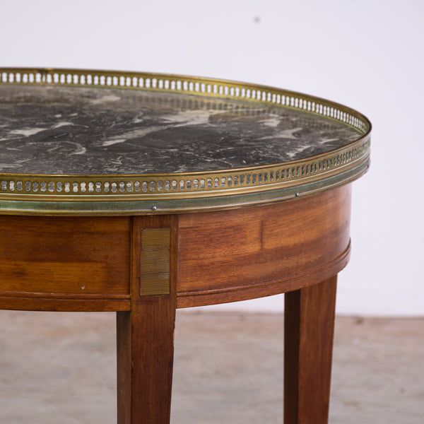 Louis XVI Bouillotte Table with Marble Top